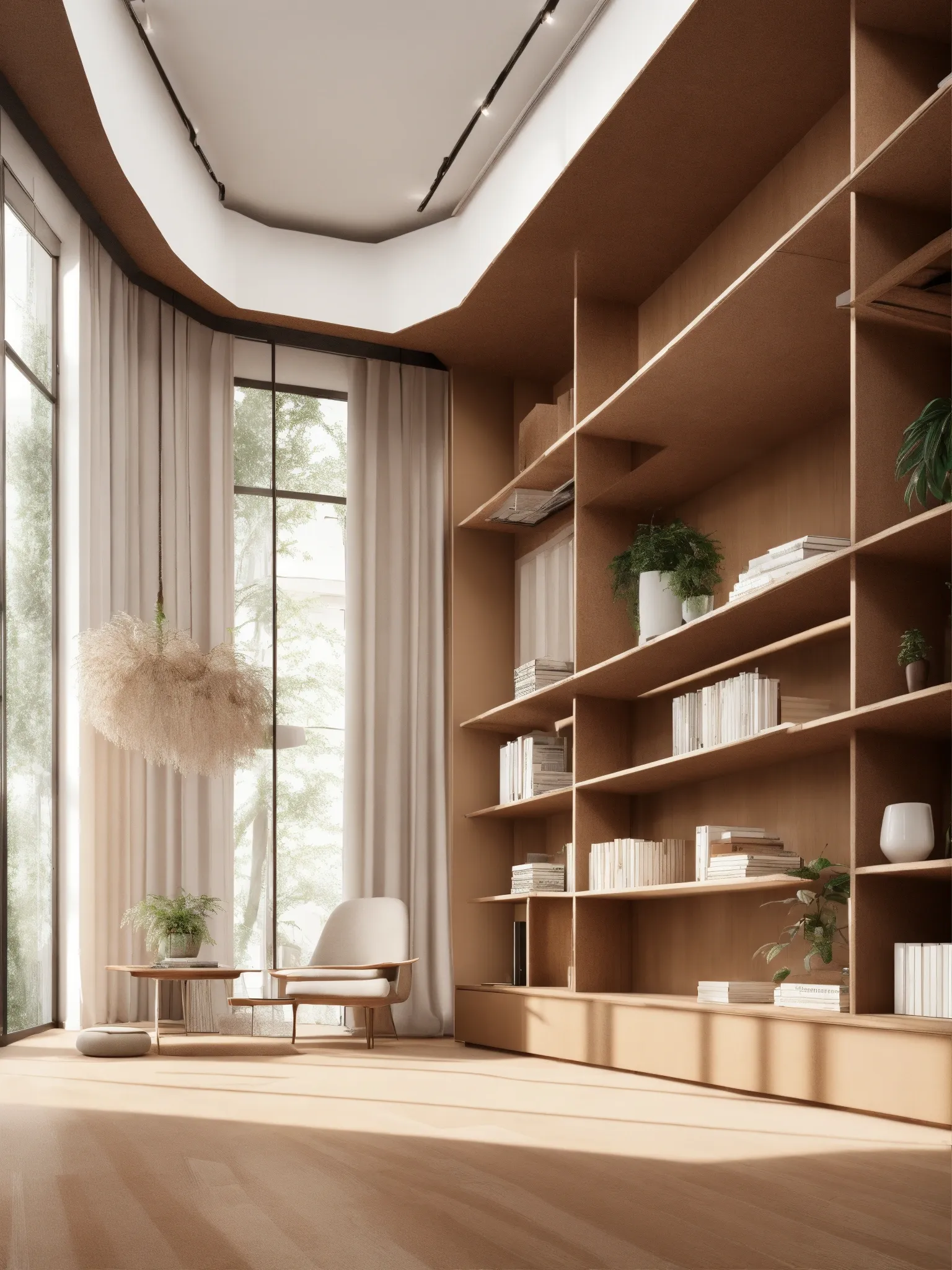 Bright dining area with light filtering organic cotton curtains