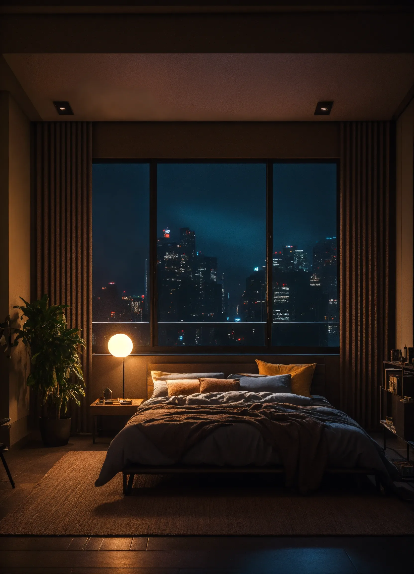 Artisan workshop with natural fabrics hanging to dry