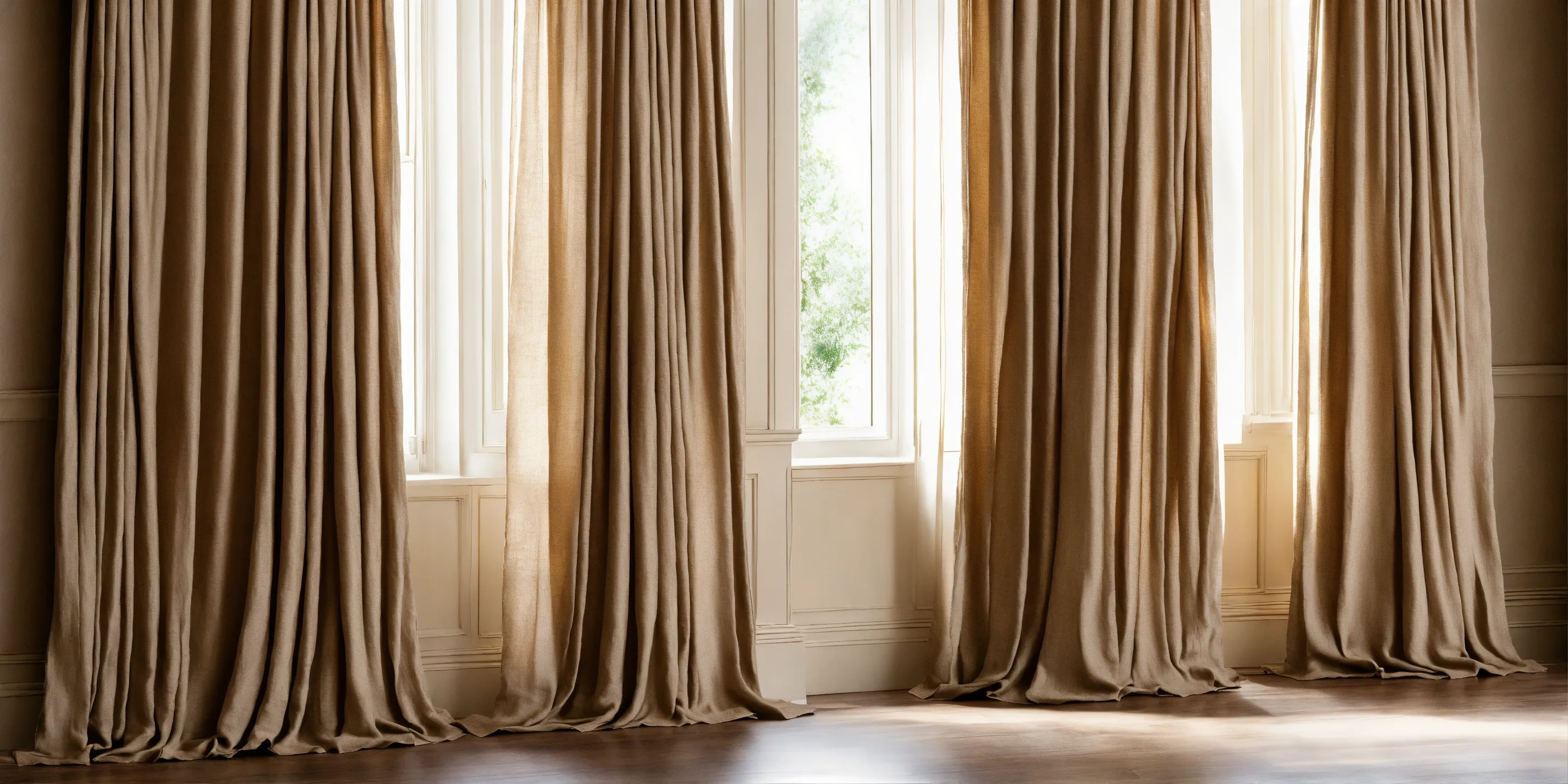 Heavy hemp fabric with natural color variation